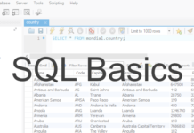 SQL Basics – anzeigen, hinzufügen, ändern & löschen